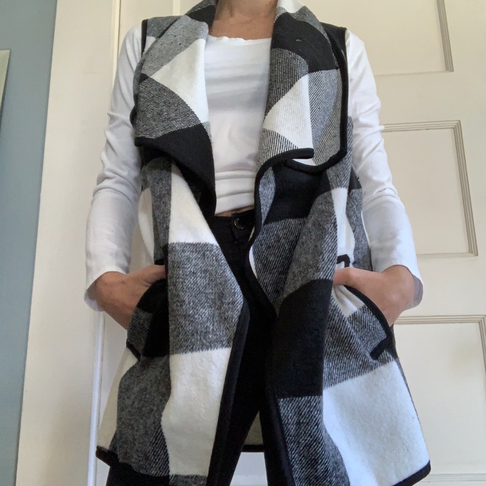 Checkered vest